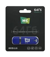 Флеш-накопитель MORE CHOICE МФБ64 2.0 64GB USB2.0 пластик синий