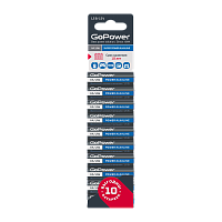 Батарейка GoPower LR6 AA BL10 Щелочная 1.5V (10/60/360)