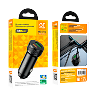 Автомобильное З/У GFPower A05PQ 1USB+1Type-C 38W PD,QC черный (1/13/130)