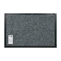 Коврик придверный VORTEX "TRIP" 40х60см ребристый серый (1/15)