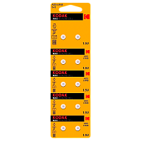 Батарейка Kodak G5/LR754/LR48/393A/193 BL10 Alkaline 1.5V (10/100/1000)