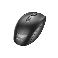 Мышь беспроводная Borofone BG7 классическая USB черный (1/22/88)