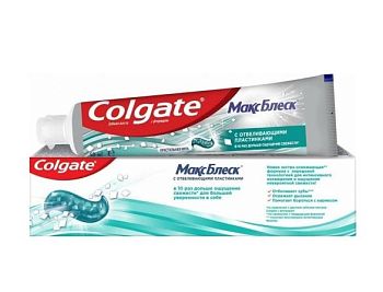 Зубная паста COLGATE МаксБлеск 80г (1/72)