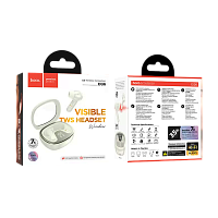 Наушники внутриканальные HOCO EQ6 bluetooth 5.3 с микр. белый (1/14/140)