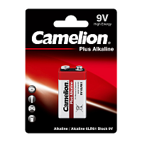 Батарейка Camelion Plus Крона 6LR61 BL1 Alkaline 9V (1/12/192)