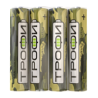 Батарейка Трофи Classic R03 AAA Shrink 4 Heavy Duty 1.5V (4/60/1200/72000)