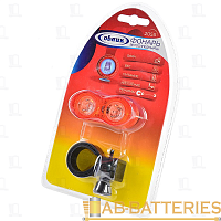 Фонарь велосипедный Облик 2055 0.5W 2LED от батареек 4 режима черный