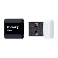 Флеш-накопитель Smartbuy Lara 32GB USB2.0 пластик черный