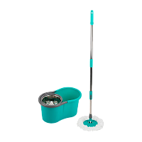 Швабра для пола Рыжий кот MINI «Торнадо» 115см телескопическая с ведром