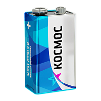 Батарейка Космос Крона 6LR61 Shrink 1 Alkaline 9V (1/12/240)