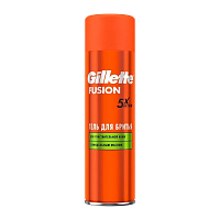 Гель для бритья Gillette FUSION для чувствительной кожи 200мл (1/6)