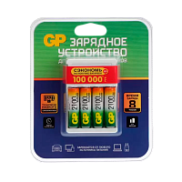 З/У для аккумуляторов GP AA/AAA 4 слота +4AA 2100mAh (1/12) R