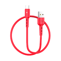 Кабель HOCO X30 USB (m)-Type-C (m) 1.2м 2.0A TPE красный (1/30/300)