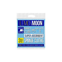 Салфетка Lemon Moon 15x15см 3шт. целлюлоза  (1/36) 