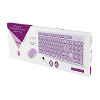Набор клавиатура+мышь беспроводной Smartbuy 250288AG ONE сиреневый (1/20)