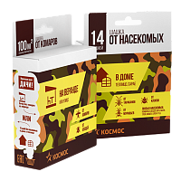 Дымовая шашка Космос от насекомых мини 100м2 30г (1/100)