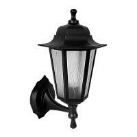 Светильник садово-парковый Camelion PP4101/02 "Леда1" 60W 220V E27 IP44 настенный черный (1/8)
