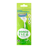 Бритва одноразовая DORCO "EVE6 SHAI Vanilla" 6 лезвий 1шт. (1/10/60) 