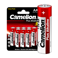 Батарейка Camelion Plus LR6 AA BL8 Alkaline 1.5V (8/48/576) 