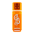 Флеш-накопитель Smartbuy Glossy 64GB USB2.0 пластик оранжевый