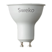 Лампа светодиодная Sweko PAR16 GU10 7W 3000К 230V (1/5/100)