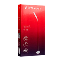 Торшер Ultraflash UF-830 12W LED 3 ур.ярк. на основании белый (1/6) 