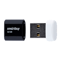 Флеш-накопитель Smartbuy Lara 32GB USB2.0 пластик черный 