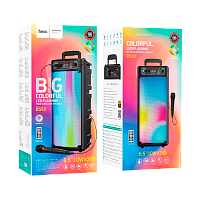 Портативная колонка HOCO BS52 bluetooth 5.0 microSD караоке черный (1/6) 