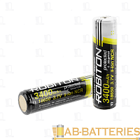 Аккумулятор ROBITON 3.4/Li18650 (NCR18650B) с защитой BL1 (1/18/155)