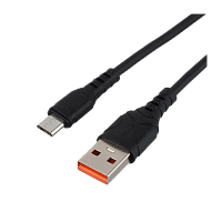 Кабель GoPower GP06M USB (m)-microUSB (m) 1м 2.4A ПВХ черный (1/200/800)