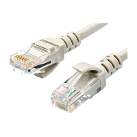 Патч-корд Geplink RJ-45 (m)-RJ-45 (m) 15м кат.5е ПВХ 26AWG серый (1/50) 