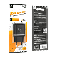 Сетевое З/У GFPower GF22 1USB 3.0A QC3.0 черный (65/260) 