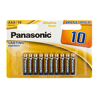 Батарейка Panasonic Alkaline power LR03 AAA BL10 1.5V PR (10/120)
