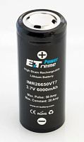 Аккумулятор ET IMR26650VT7 PK2 6000мАч, высокая токоотдача, 20/30A, 26.2*65.5mm, Li-Ion