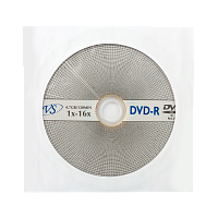 Диск DVD-R VS 4.7GB 16x 1шт. в бумажной упаковке 