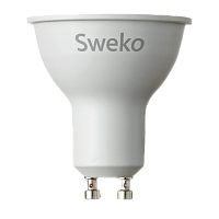 Лампа светодиодная Sweko RAP16 GU10 10W 3000К 230V (1/5/100)