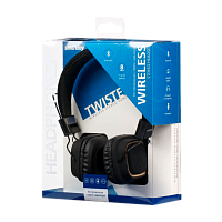 Наушники полноразмерные Smartbuy TWISTER bluetooth 5.0 с микр. 2 сложения черный (1/20) 
