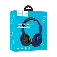 Наушники полноразмерные HOCO W33 bluetooth 5.0 с микр. microSD синий (1/30)