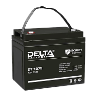 #Аккумулятор свинцово-кислотный Delta DT 1275 12V 75Ah