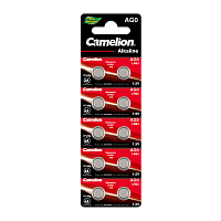 Батарейка Camelion G0/LR521/LR63/LR50/379A/179 BL10 Alkaline (10/100/3600)