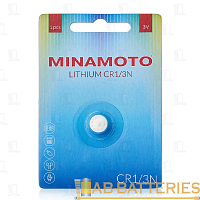 Батарейка Minamoto CR1/3N BL1 Lithium 3V (20/360)
