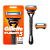Бритва Gillette FUSION 5 лезвий 1 кассета прорезиненная ручка (1/2)