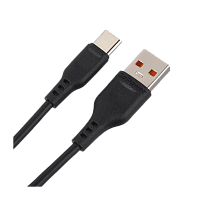 Кабель GoPower GP01T USB (m)-Type-C (m) 1м 2.4A ПВХ черный (1/200/800)