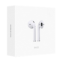 Наушники вставные Borofone BW25 bluetooth 5.3 с микр. белый (1/20/120)