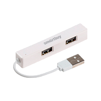 USB-Хаб Smartbuy 408 4USB белый 