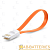 Кабель Smartbuy iK-02m USB (m)-microUSB (m) 0.2м 2.1A силикон оранжевый (1/500)