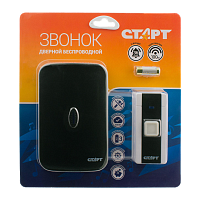 Беспроводной звонок Старт 007 черный (1/30/60)