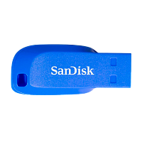 Флеш-накопитель SanDisk Cruzer Blade CZ50 64GB USB2.0 пластик синий 