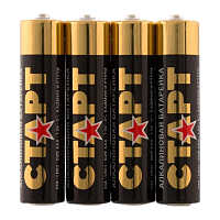 Батарейка Старт LR03 AAA Shrink 4 Alkaline 1.5V (4/40/720)