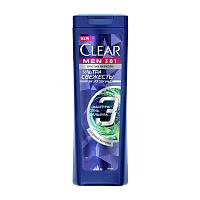 Шампунь Clear Ультра Свежесть Men 400мл 3 в 1 (1/12)
